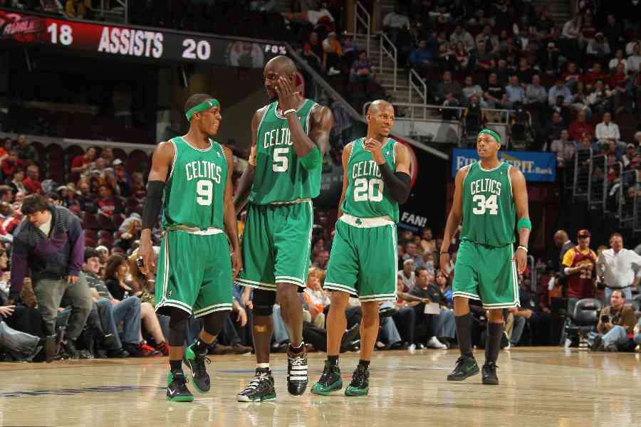 Boston Celtics with Garnett, Pierce, Allen