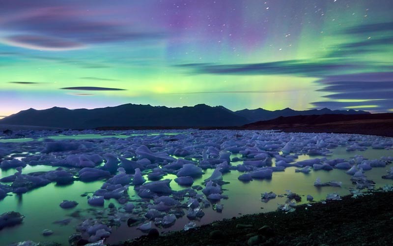 As an Island, Iceland is very cold.