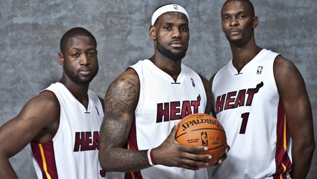 Miami Heat with LeBron, Wade and Bosh