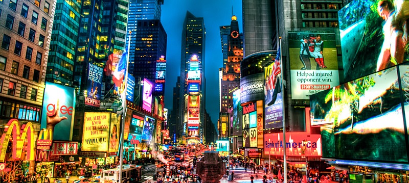 Times Square is one of the most famous places in the world.