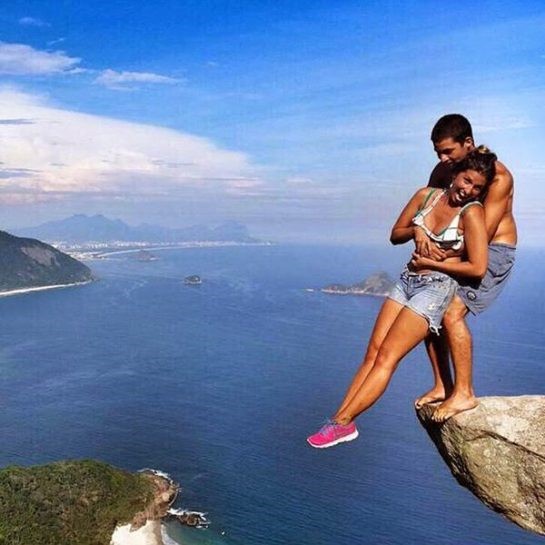 Capturing Selfie in Cabo da Roca