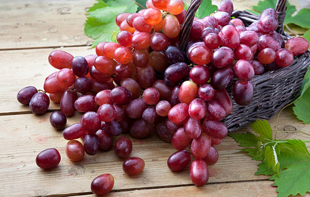 red grapes
