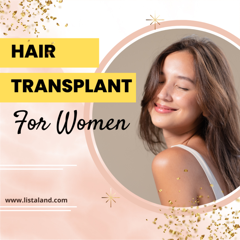 woman hair transplant